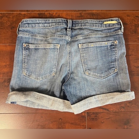 ANTHROPOLOGY Pilcro & The Letterpress Denim Shorts Stet Fit Low Rise size 27 - Picture 3 of 9